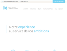 Tablet Screenshot of prepa-juridique.com